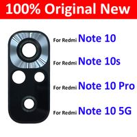2 sztuk/partia, tylny obiektyw szklany obiektyw dla Xiaomi Redmi uwaga 10/uwaga 10s/uwaga 10 Pro z naklejki samoprzylepne 1
